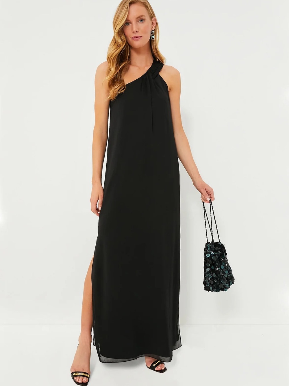 NWT Tuckernuck Pomander Place Black Soleil Gown XXL